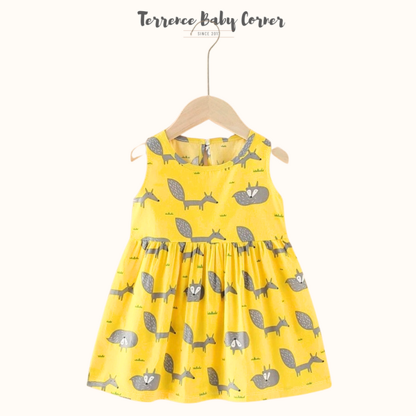 Toddle Kids Girl Sleeveless Cotton Dress