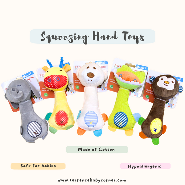 Infant Toddler Baby Squeezing Sensory Hand Toys