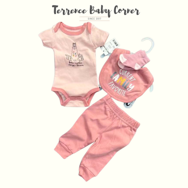 4-piece Infant Girl Value Clothes Set