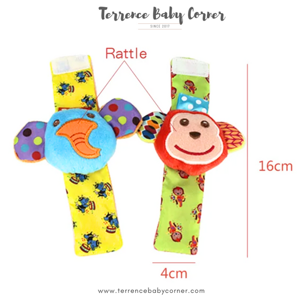 Infant Wrist and Feet Baby Girl Finder Sensory Toy