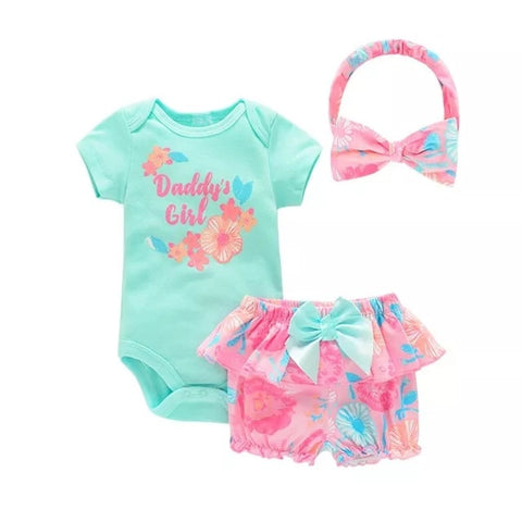 Daddy's Girl Baby Girl OOTD Set