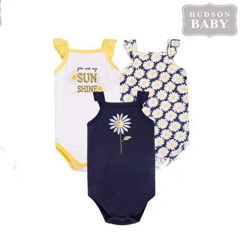 3pc Sunshine Sleeveless Bodysuit Set