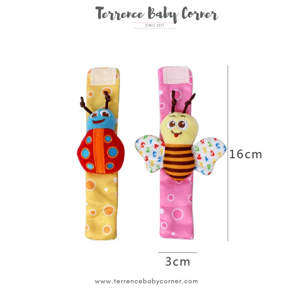 Infant Wrist and Feet Baby Girl Finder Sensory Toy