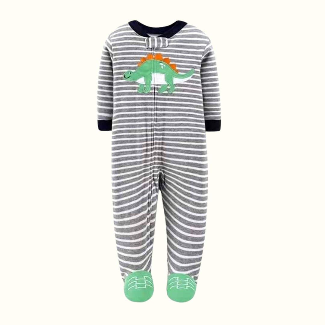 Infant Baby Cotton Zipper Frogsuit