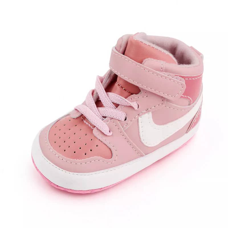 Infant Baby PInk Sneakers Prewalker Shoes