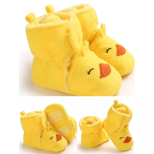 Baby Toddler Animals Soft Furry Shoes