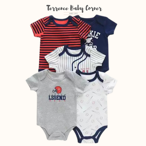 5pc Little Legend Bodysuit Set