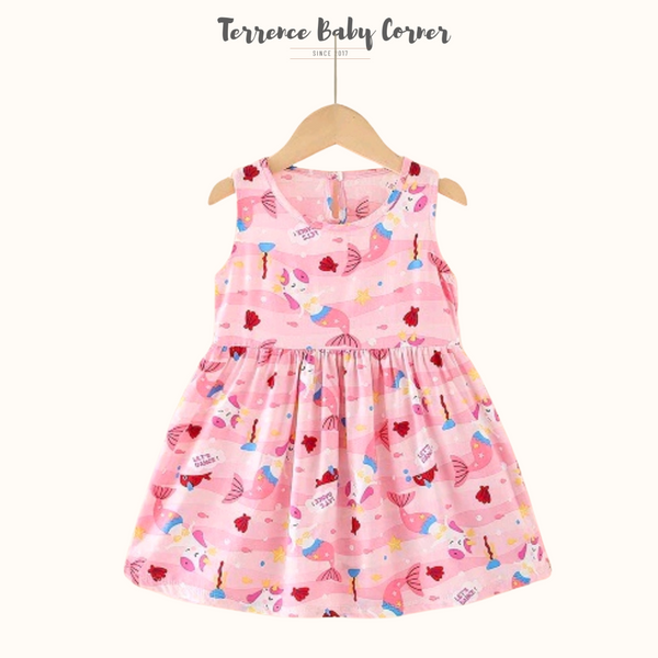 Toddle Kids Girl Sleeveless Cotton Dress