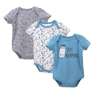 Baby Milk 3pc Bodysuit Set