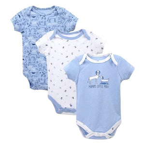 Mama's Little Man 3pc Bodysuit Set