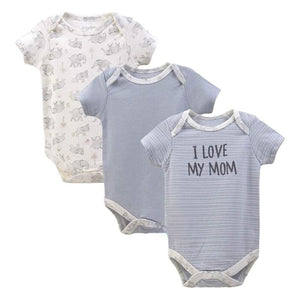 I Love My Mom 3piece Bodysuit Set