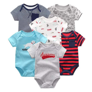 6pc Mommy's Buddy Bodysuit Set