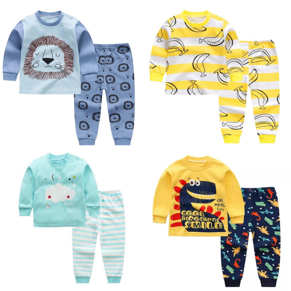 Toddler Kids Baby Longsleeve Sleepwear Terno Set