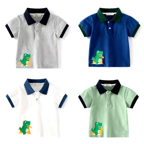 Toddler Kids Dino Polo Shirt