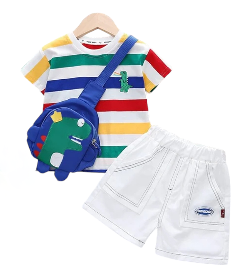 Toddler Kids Terno Boy with Sling Bag