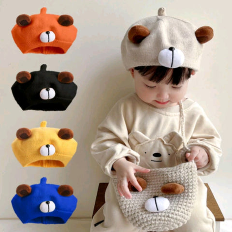 Toddler Kids Baby Bear Bonnet