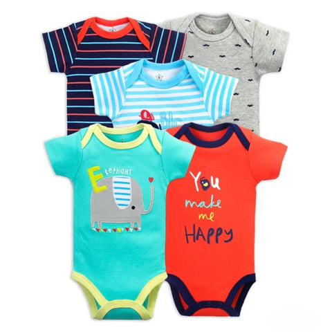 5-pc Elephant Bodysuit Set