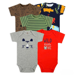 5-pc Wild Little One Bodysuit Set