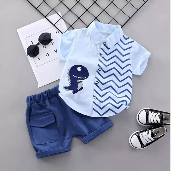 Infant Toddler Casual Polo Dino Terno