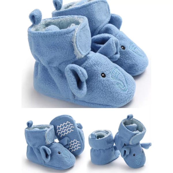 Baby Toddler Animals Soft Furry Shoes