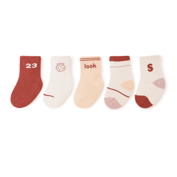 5-pairs Infant Toddler Socks