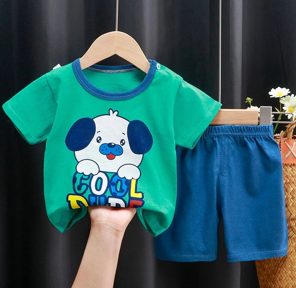 Toddler Kids Tshirt Short Terno