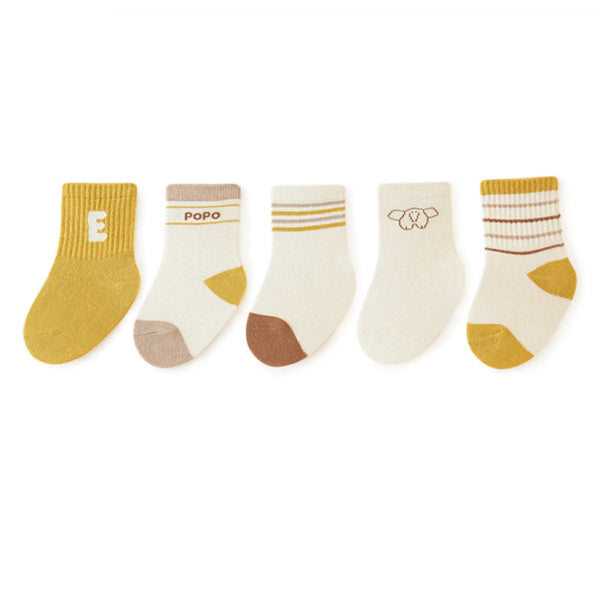 5-pairs Infant Toddler Socks