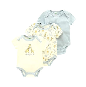 3pc Giraffe Mommy and Me Bodysuit Set