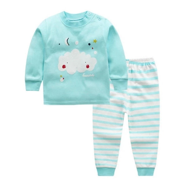 Toddler Kids Baby Longsleeve Sleepwear Terno Set