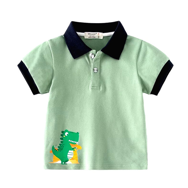 Toddler Kids Dino Polo Shirt