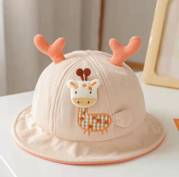 Toddler Kids Bucket Hat Giraffe Design