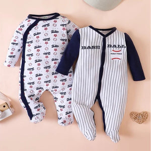 2pc Baseball Infant Frogsuit Set