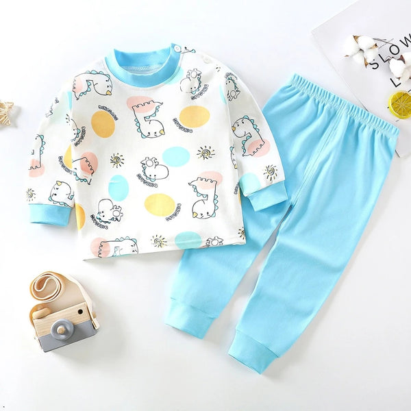 Toddler Kids Baby Longsleeve Sleepwear Terno Set