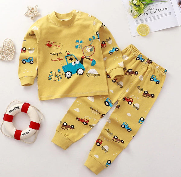 Toddler Kids Baby Longsleeve Sleepwear Terno Set