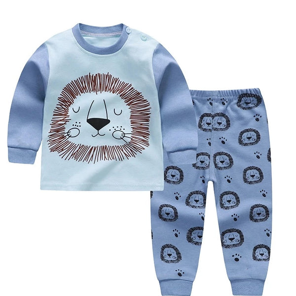 Toddler Kids Baby Longsleeve Sleepwear Terno Set