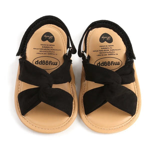 Infant Girl Black Sandals