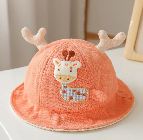 Toddler Kids Bucket Hat Giraffe Design