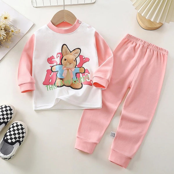 Toddler Kids Girl Longsleeve Sleepwear Set