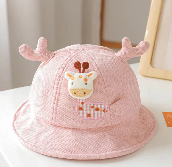 Toddler Kids Bucket Hat Giraffe Design