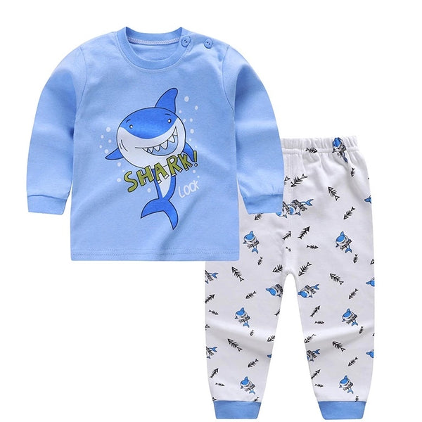 Toddler Kids Baby Longsleeve Sleepwear Terno Set