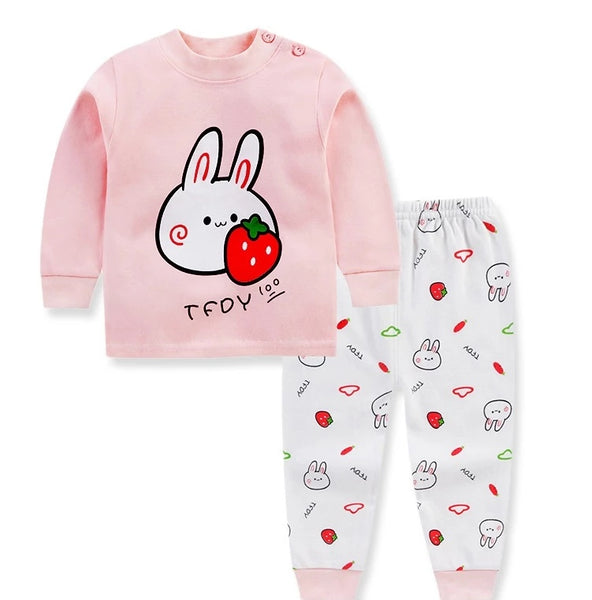 Toddler Kids Girl Longsleeve Sleepwear Set