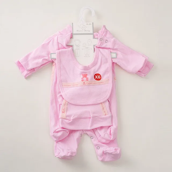 6-in-1 Newborn Infant Baby Value Cotton Clothes Set