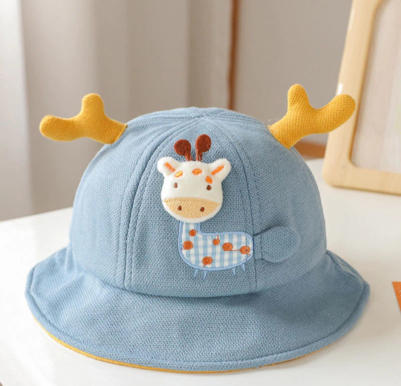 Toddler Kids Bucket Hat Giraffe Design