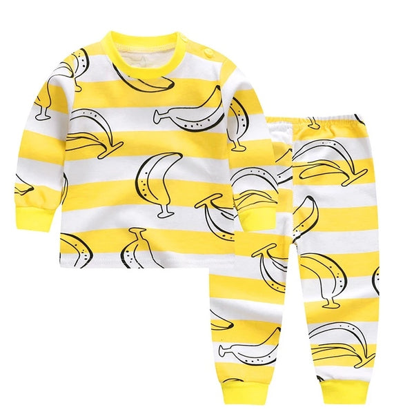 Toddler Kids Baby Longsleeve Sleepwear Terno Set