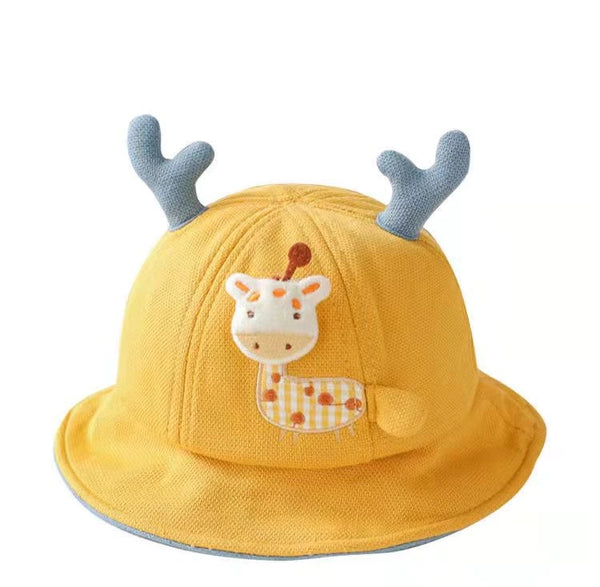 Toddler Kids Bucket Hat Giraffe Design