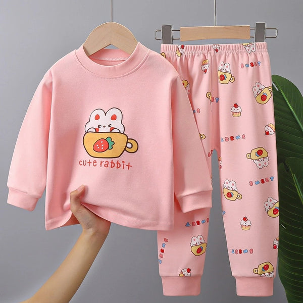 Toddler Kids Girl Longsleeve Sleepwear Set