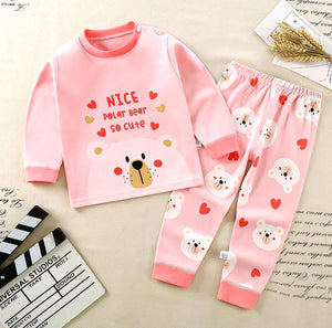 Toddler Kids So Cute Sleepwear Terno