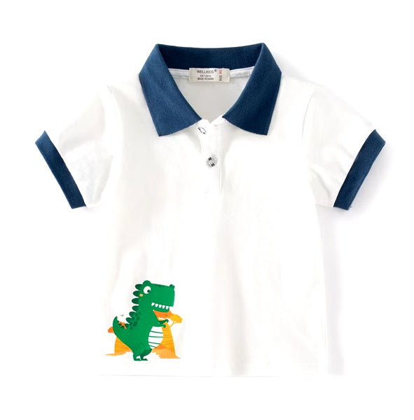 Toddler Kids Dino Polo Shirt