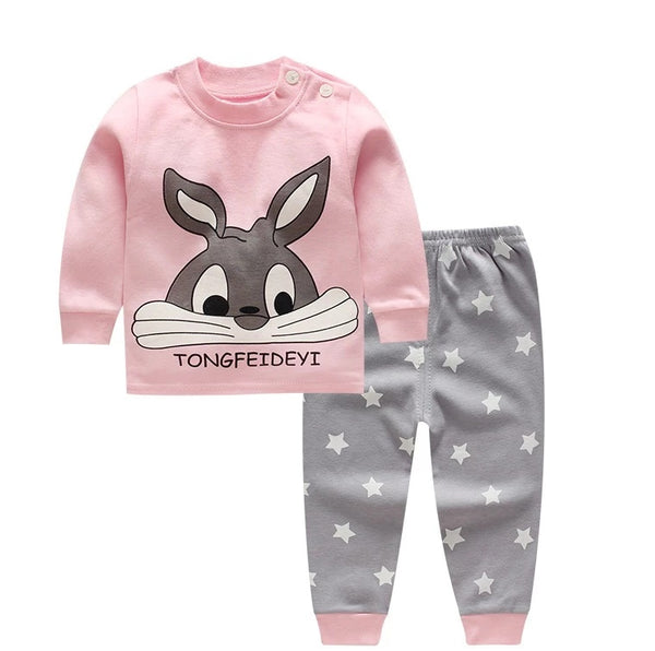 Toddler Kids Girl Longsleeve Sleepwear Set