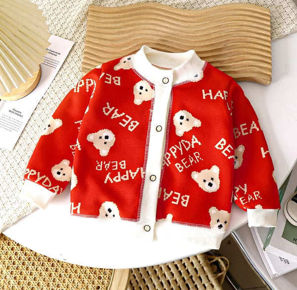 Toddler Kids Cardigan Cotton Jacket